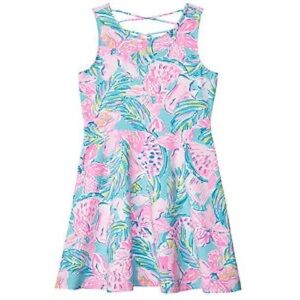 EUC Lilly Pulitzer Girls Carice Dress Gimme The Juice. Size 16.